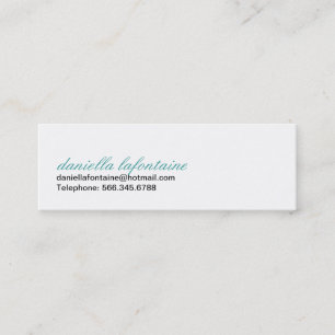 Cartes Mini-Appelantes de Paisley