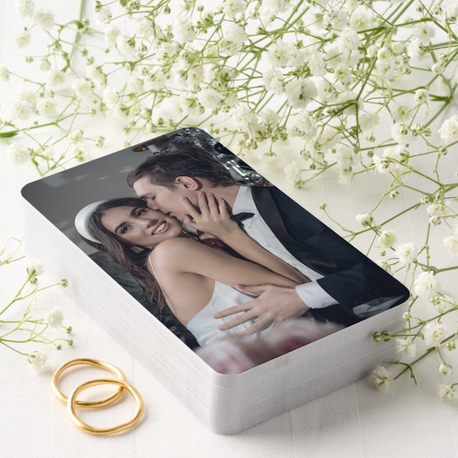 Cartes Modèle de photo de mariés élégants Jeu de tarot (Insitu (Mariage))