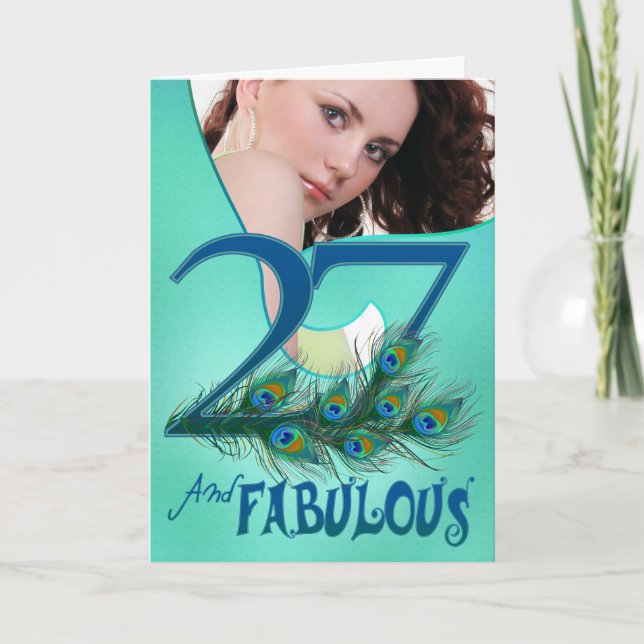 Cartes modèles du 27e anniversaire (Devant)