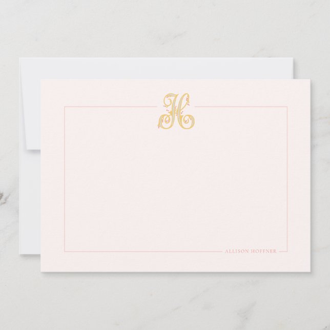Cartes Monogrammes "H" (Devant)