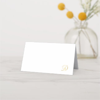 Cartes Monogrammes pour le pique-nique Diner en Bl