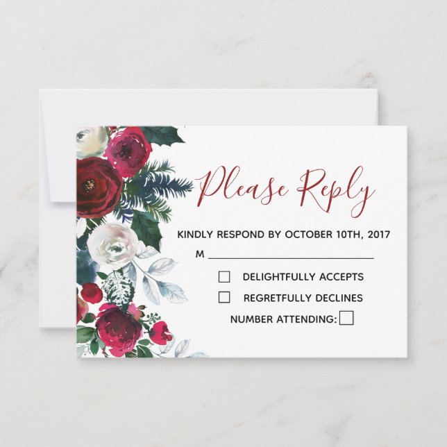 Cartes Noël RSVP - Cartes Vacances RSVP (Devant)