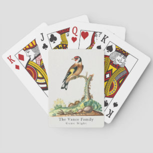 Cartes Nuit de jeu de famille personnalisée au style vint