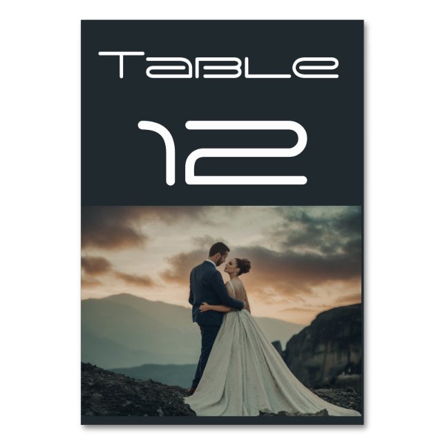 Cartes Numéro de tableau photo mariage (Par défaut)
