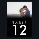 Cartes Numéro de tableau photo mariage<br><div class="desc">Téléchargez votre photo préférée sur ces cartes de mariage photo personnalisées. Le design est répété à l'avant et à l'arrière de la carte. Contactez-moi si vous avez besoin d'aide avec le modèle,  je serai heureux de vous aider.</div>