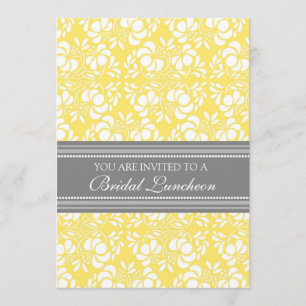 Cartes nuptiales d'invitation de déjeuner de