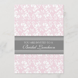Cartes nuptiales d'invitation de déjeuner de