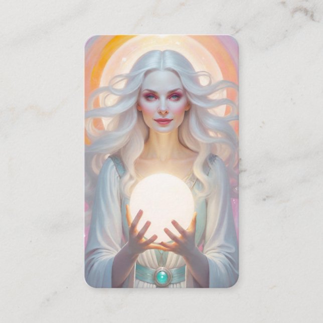Cartes Oracle de la Sorcière Blanche (Devant)