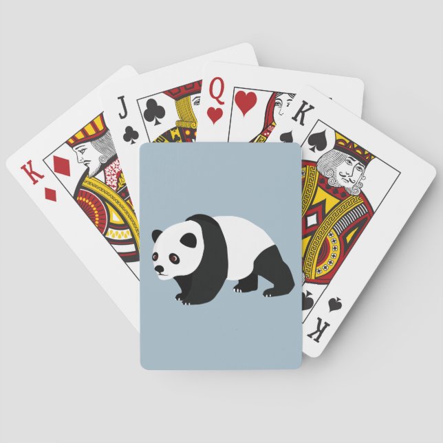 Cartes Panda Bicyclettes de jeu (dos)