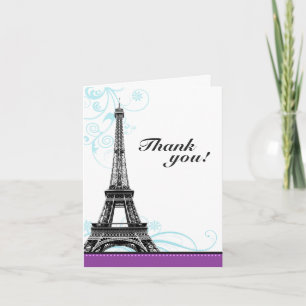 Cartes parisiennes de Merci de Tour Eiffel de