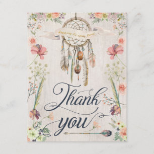 Cartes peintes florales de Merci de Boho de