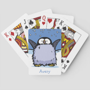 Cartes Penguin Chick Happy Carte de Jeu