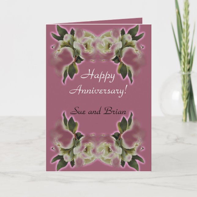 Cartes personnalisables heureuses d'Anniversay (Devant)