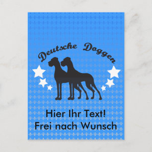 Cartes personnalisables pour Grand Danois