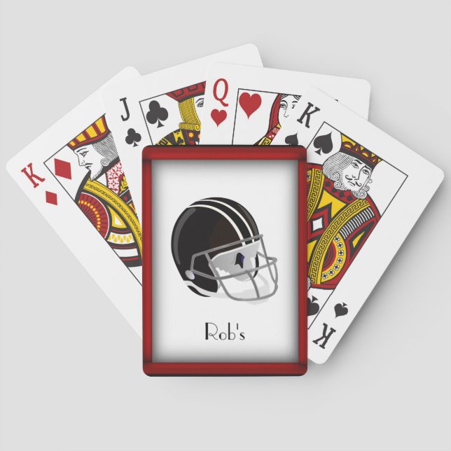 Cartes personnalisées de jeu de football (dos)
