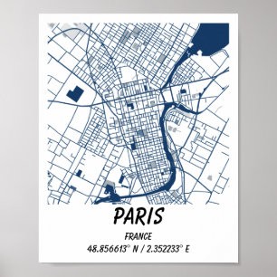 Cartes personnalisées, impressions de plans de vil