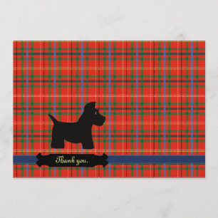 Cartes personnalisées par plaid de Scottie