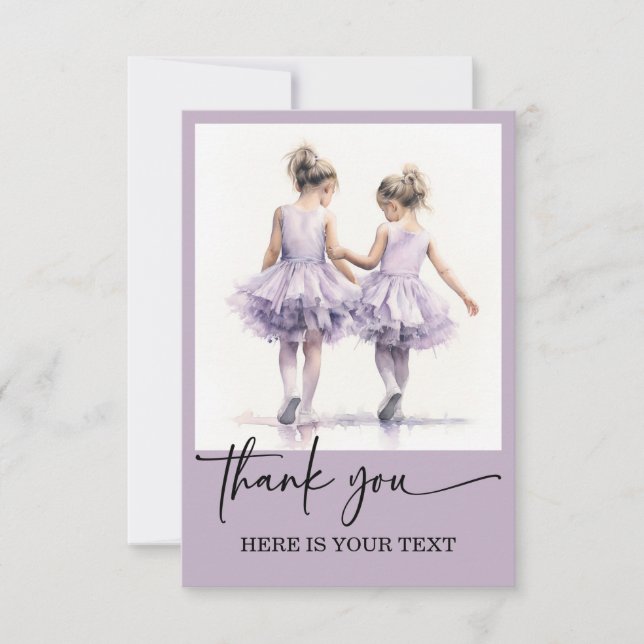 Cartes Personnalisées Pour Professeurs de Danse (Devant)