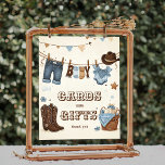 Cartes petit cowboy et affiche du livre de cadeaux<br><div class="desc">Ce design évoque un sentiment de chaleur et de confort,  parfait pour célébrer l'arrivée d'un petit.</div>