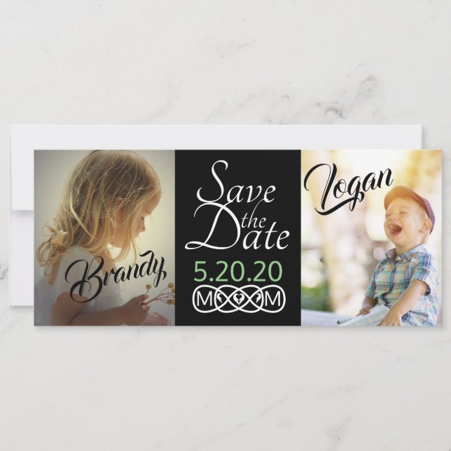 Cartes Photo de Mise en Garde de Date (Devant)