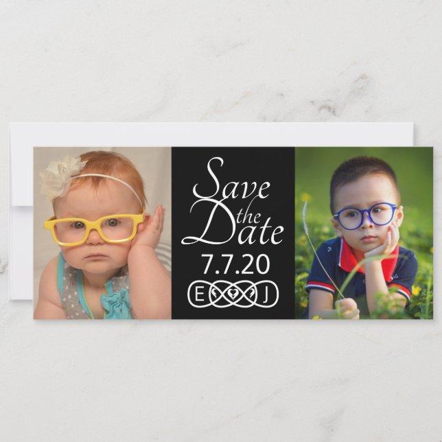 Cartes Photo de Mise en Garde de Date (Devant)