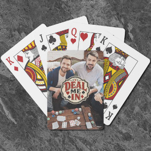 Cartes Photo de soirée de jeu amusante avec des amis