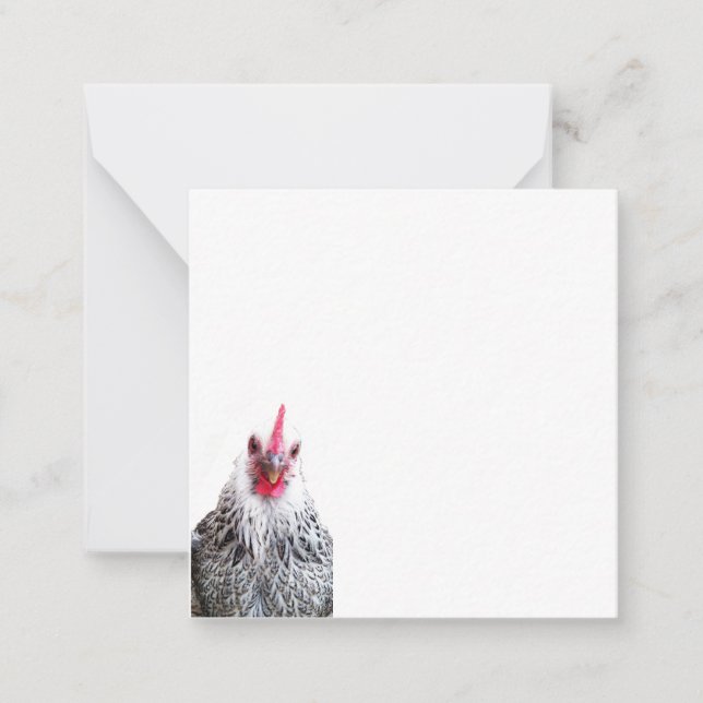 Cartes photo plat Cute Bantam Cochin Hen (Devant)