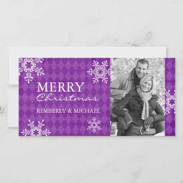 Cartes photos de Noël modernes (Devant)