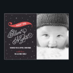 Cartes photos de Noël pas si silencieuses<br><div class="desc">Célébrez la saison des Fêtes avec cette adorable carte de vacances de Berry Berry Sweet. Disponible en d'autres couleurs.</div>