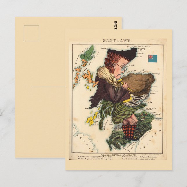 Cartes picturales d'Écosse Carte postale vintage (Devant / Derrière)
