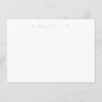 Cartes Plat Merci Carres Roses Légères