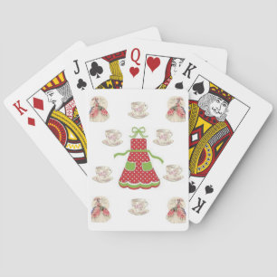 Cartes Plateau de carte de jeu de thé