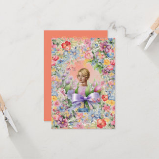 Cartes Plates 1 Pêche (Cameo Garden) RFPMDesigns 2