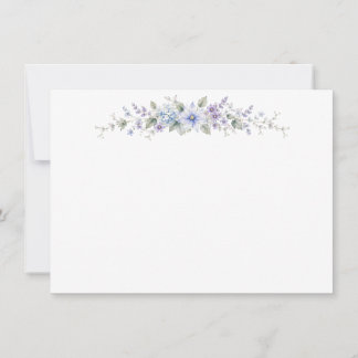 Cartes plates non personnalisées Fleur sauvage ble