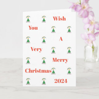 Cartes pliées des arbres de Noël