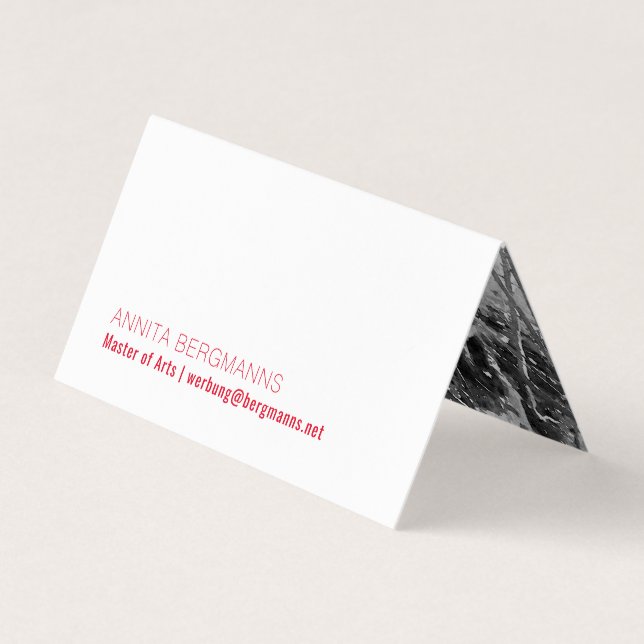 Cartes pliées pour photographes (Devant)