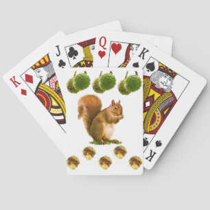 Cartes Pont carte de jeu d'écureuil