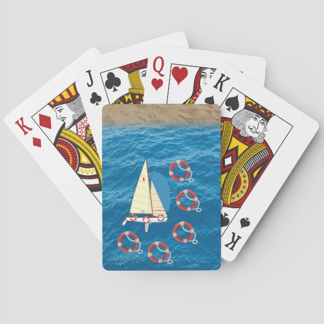 Cartes Pont de carte de jeu fête des pères (dos)
