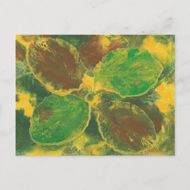 Cartes postales Abstraites des feuilles d'automne  (Devant)