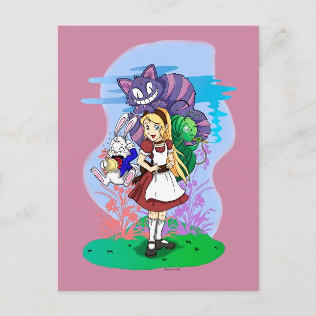 Cartes postales Alice et ses amis (Devant)