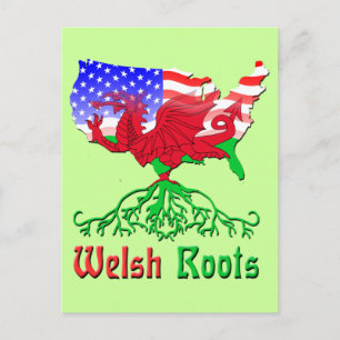 Cartes postales américaines Welsh Roots