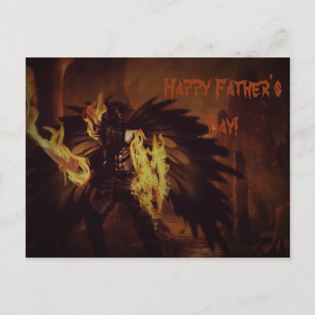 Cartes postales Angel fête des pères (Devant)