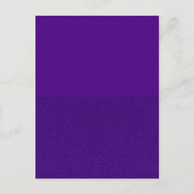 Cartes postales annonce fractionnée en bruit viole (Devant)