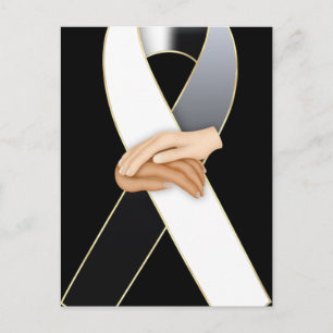 Cartes postales anti-racisme Noir/Blanc