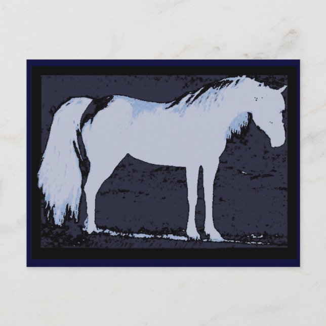 Cartes postales arabes bleues (Devant)