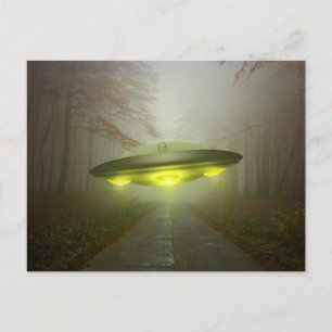 CARTES Postales ART OVNI SPACESHIP