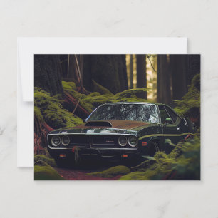 Cartes Postales auto forest