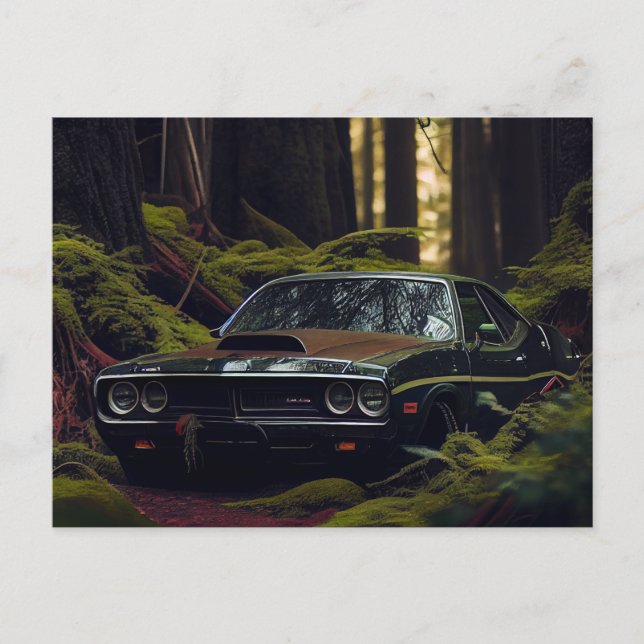 Cartes Postales auto forest (Devant)