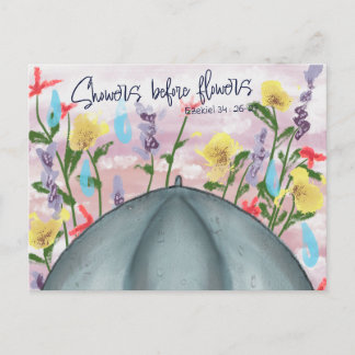 Cartes postales Averses avant fleurs