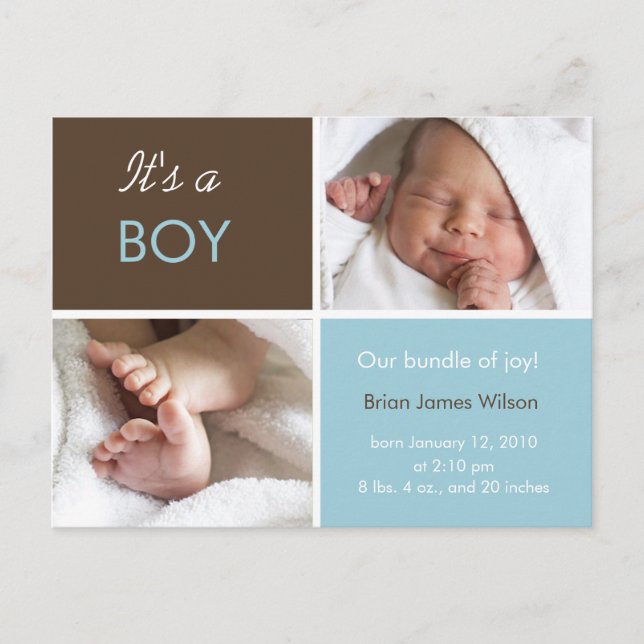 Cartes postales Baby Boy (Devant)